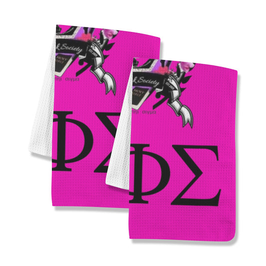 Theta Crest Kitchen Towels (Set of 2)