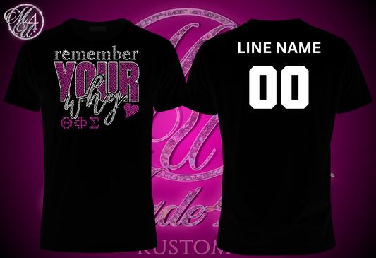 Remember Your Why Rhinestone T-Shirt