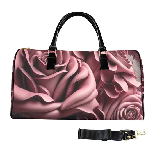 Pink Roses Travel Bags