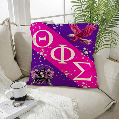 Theta Pride Linen Pillow