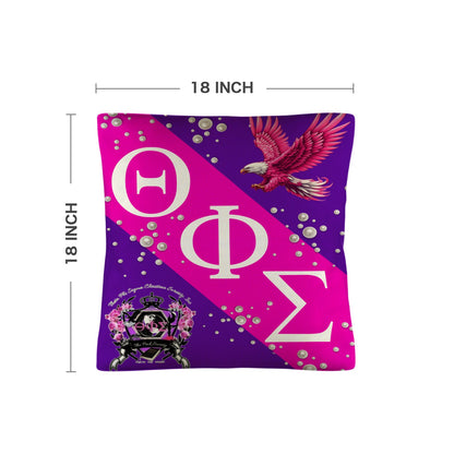 Theta Pride Linen Pillow