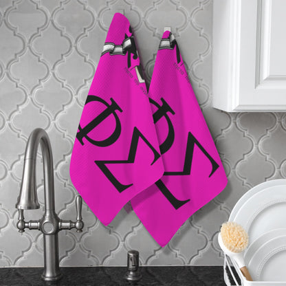Theta Crest Kitchen Towels (Set of 2)