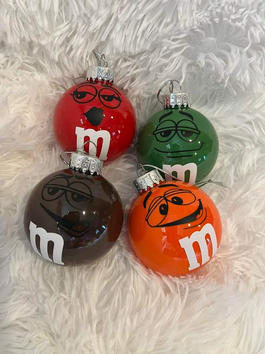 Funny Faces Ornaments