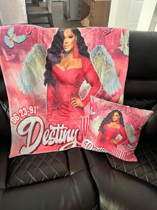 Custom Blanket/Pillow Set