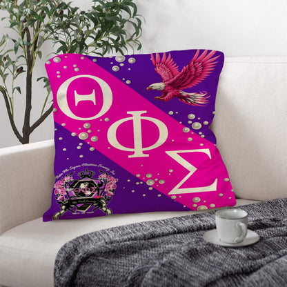 Theta Pride Linen Pillow