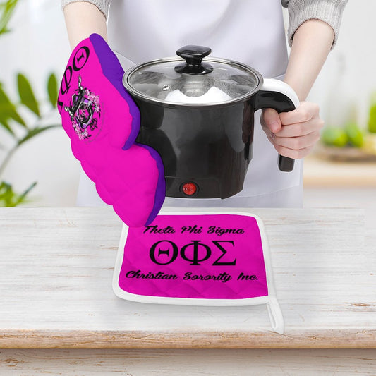 Theta Oven Mitt With Pot Holder