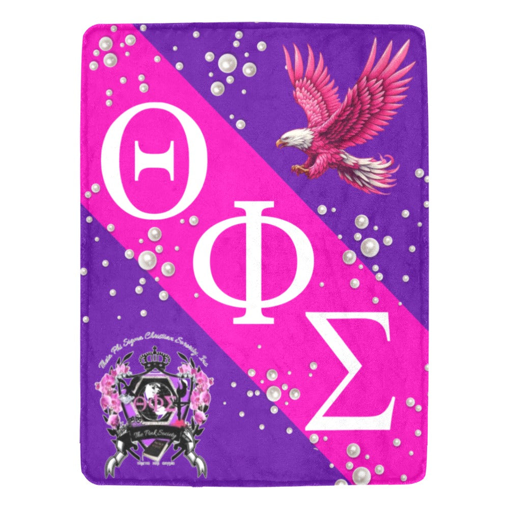 Theta Pride Blanket | Custom Fleece Blanket